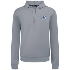 NHL Gray Colorado Avalanche Levelwear Technic Quarter-Zip Pullover Hoodie
