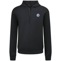 NHL Black Winnipeg Jets Levelwear Technic Quarter-Zip Pullover Hoodie