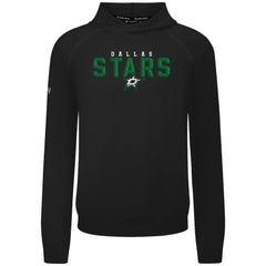NHL Black Dallas Stars Levelwear Mandate Carve Tri-Blend Pullover Hoodie
