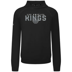 NHL Black Los Angeles Kings Levelwear Mandate Carve Tri-Blend Pullover Hoodie