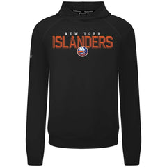 NHL Black New York Islanders Levelwear Mandate Carve Tri-Blend Pullover Hoodie