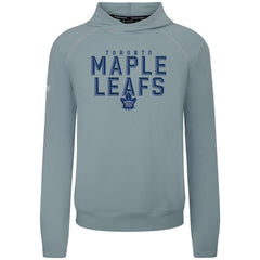 NHL Gray Toronto Maple Leafs Levelwear Mandate Carve Tri-Blend Pullover Hoodie