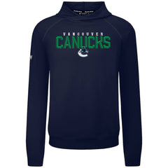 NHL Blue Vancouver Canucks Levelwear Mandate Carve Tri-Blend Pullover Hoodie