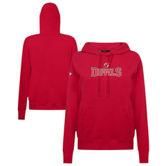 NHL Red New Jersey Devils Levelwear Women's Adorn Journey Pullover Hoodie