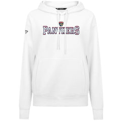 NHL White Florida Panthers Levelwear Women's Adorn Journey Pullover Hoodie