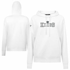 NHL White Los Angeles Kings Levelwear Women's Adorn Journey Pullover Hoodie