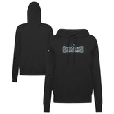 NHL Black San Jose Sharks Levelwear Women's Adorn Journey Pullover Hoodie