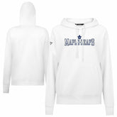 NHL White Toronto Maple Leafs Levelwear Women's Adorn Journey Pullover Hoodie