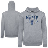 NHL Gray Toronto Maple Leafs Levelwear Podium Carve Pullover Hoodie