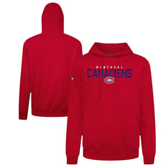 NHL Red Montreal Canadiens Levelwear Podium Carve Pullover Hoodie