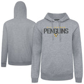 NHL Gray Pittsburgh Penguins Levelwear Podium Carve Pullover Hoodie