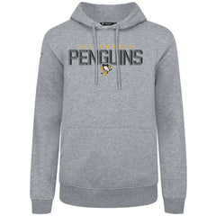 NHL Gray Pittsburgh Penguins Levelwear Podium Carve Pullover Hoodie