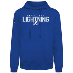 NHL Royal Tampa Bay Lightning Levelwear Podium Carve Pullover Hoodie