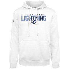 NHL White Tampa Bay Lightning Levelwear Podium Carve Pullover Hoodie