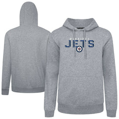 NHL Gray Winnipeg Jets Levelwear Podium Carve Pullover Hoodie