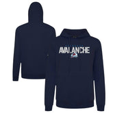 NHL Navy Colorado Avalanche Levelwear Podium Carve Pullover Hoodie