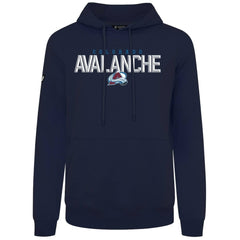 NHL Navy Colorado Avalanche Levelwear Podium Carve Pullover Hoodie