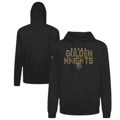 NHL Black Vegas Golden Knights Levelwear Podium Carve Pullover Hoodie