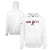 NHL White Colorado Avalanche Levelwear Podium Carve Pullover Hoodie