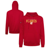 NHL Red Calgary Flames Levelwear Podium Carve Pullover Hoodie