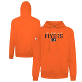NHL Orange Philadelphia Flyers Levelwear Podium Carve Pullover Hoodie