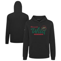 NHL Black Minnesota Wild Levelwear Youth Podium Monument Pullover Hoodie