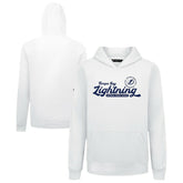 NHL White Tampa Bay Lightning Levelwear Youth Podium Monument Pullover Hoodie