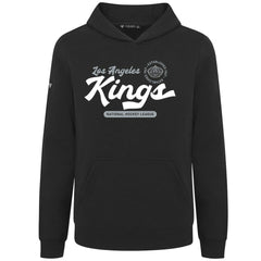 NHL Black Los Angeles Kings Levelwear Youth Podium Monument Pullover Hoodie
