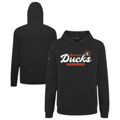 NHL Black Anaheim Ducks Levelwear Youth Podium Monument Pullover Hoodie