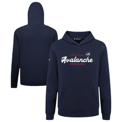 NHL Navy Colorado Avalanche Levelwear Youth Podium Monument Pullover Hoodie