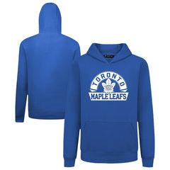 NHL Royal Toronto Maple Leafs Levelwear Youth Podium Banner Arch Pullover Hoodie
