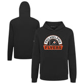 NHL Black Philadelphia Flyers Levelwear Youth Podium Banner Arch Pullover Hoodie