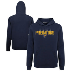 NHL Navy Nashville Predators Levelwear Youth Podium Carve Pullover Hoodie