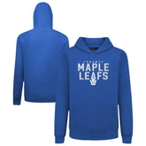 NHL Royal Toronto Maple Leafs Levelwear Youth Podium Carve Pullover Hoodie