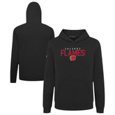 NHL Black Calgary Flames Levelwear Youth Podium Carve Pullover Hoodie