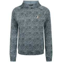 NHL Gray Anaheim Ducks Levelwear Albatross Raglan Pullover Hoodie