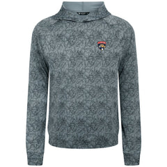 NHL Gray Florida Panthers Levelwear Albatross Raglan Pullover Hoodie