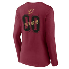 NBA Cleveland Cavaliers Women's Hustle Custom Long Sleeve V-Neck T-Shirt sale