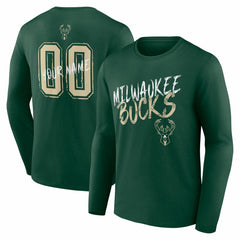 NBA Milwaukee Bucks Hustle Custom Long Sleeve T-Shirt