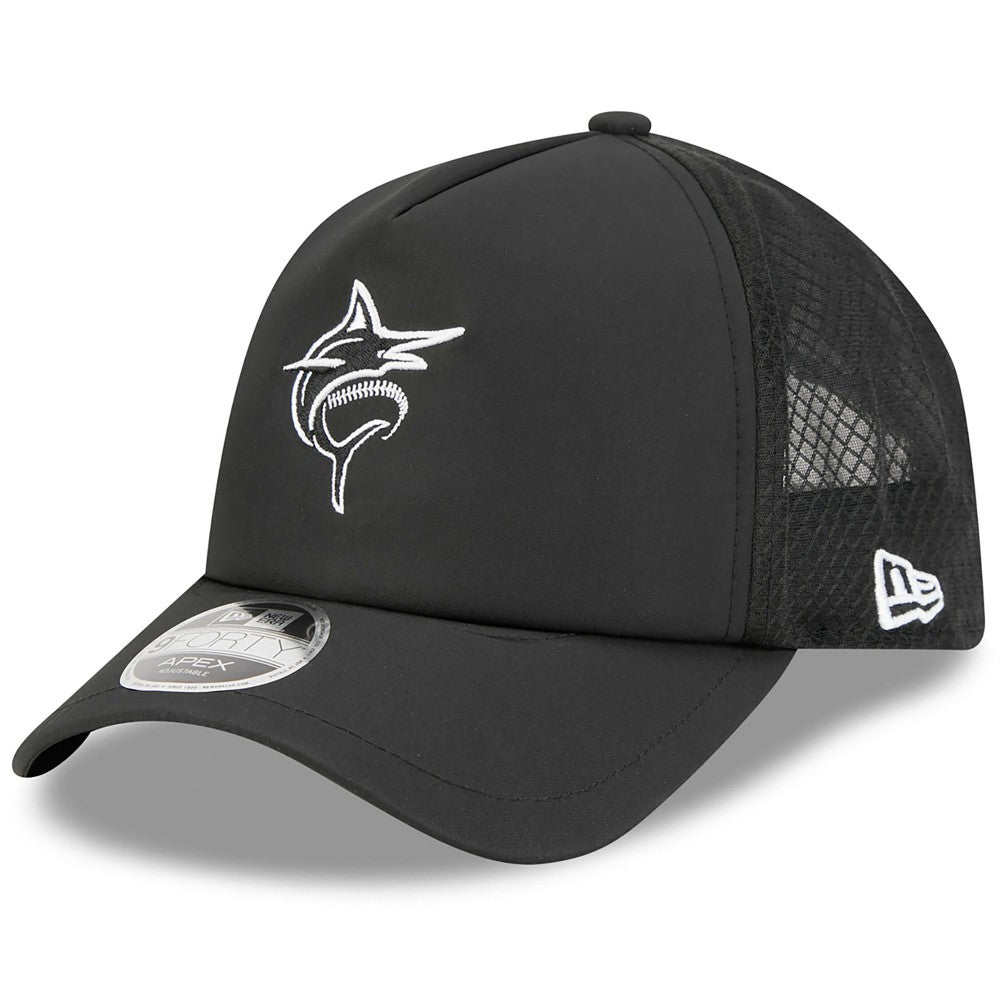 MLB Miami Marlins New Era 2026 Batting Practice Alternate Apex 9FORTY Adjustable Hat