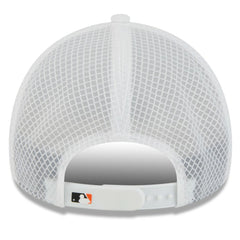 MLB Baltimore Orioles New Era 2026 Batting Practice Apex 9FORTY Adjustable Trucker Hat