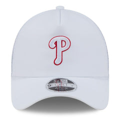 MLB Philadelphia Phillies New Era 2026 Batting Practice Apex 9FORTY Adjustable Trucker Hat