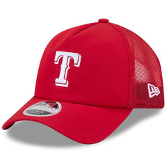 MLB Texas Rangers New Era 2026 Batting Practice Apex 9FORTY Adjustable Trucker Hat