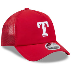 MLB Texas Rangers New Era 2026 Batting Practice Apex 9FORTY Adjustable Trucker Hat