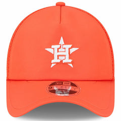 MLB Houston Astros New Era 2026 Batting Practice Apex 9FORTY Adjustable Trucker Hat