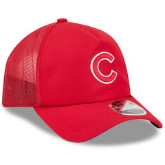 MLB Chicago Cubs New Era 2026 Batting Practice Apex 9FORTY Adjustable Trucker Hat