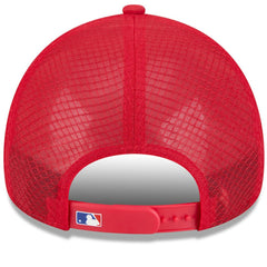 MLB Chicago Cubs New Era 2026 Batting Practice Apex 9FORTY Adjustable Trucker Hat