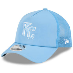 MLB Kansas City Royals New Era 2026 Batting Practice Apex 9FORTY Adjustable Trucker Hat