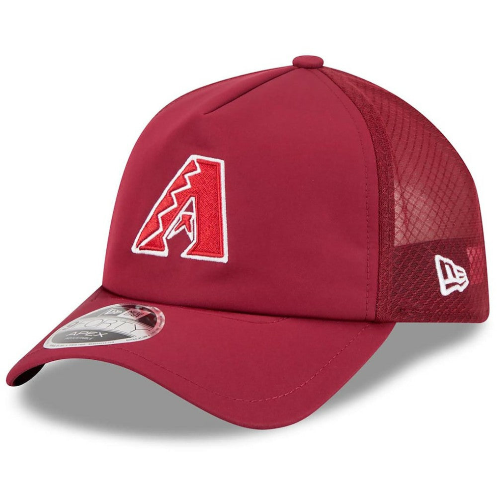 MLB Arizona Diamondbacks New Era 2026 Batting Practice Apex 9FORTY Adjustable Trucker Hat