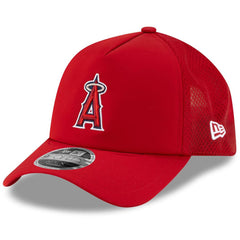 MLB Los Angeles Angels New Era 2026 Batting Practice Apex 9FORTY Adjustable Trucker Hat